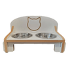 Comedero gato doble 19 x 33 cm